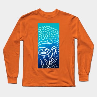 Peeking through the leaves (cool) Long Sleeve T-Shirt